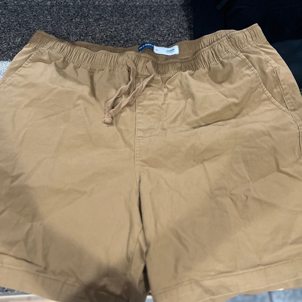 Old Navy Men's Brown Flat Front Shorts